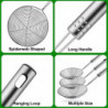 Set Of 3 Asian Strainer Ladle Stainless Steel Wire Skimmer Spoon With Handle For Kitchen Frying Food, Pasta, [...]