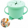 Snack Cup, Child Silicone Snack Cup, Child Learning Feeding Food Bowl