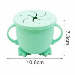 Snack Cup, Child Silicone Snack Cup, Child Learning Feeding Food Bowl