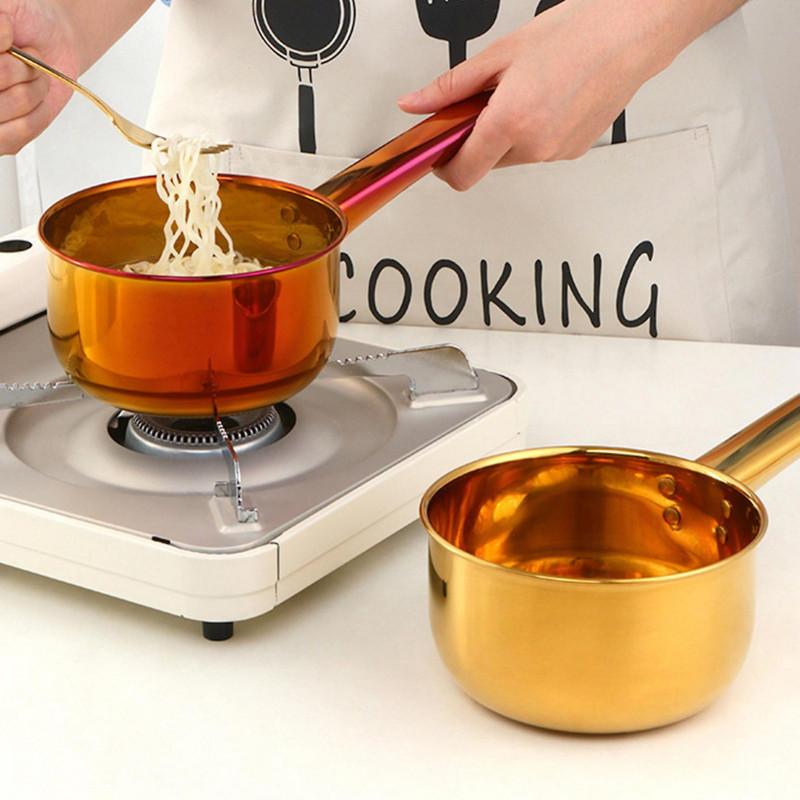 Wharick 1L Slip-resistant Water Scoop Stainless Steel Large Capacity Bathing Ladle for Household