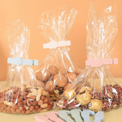 Wharick 3Pcs Bag Clamps Safe Moisture-proof Plastic Portable Food Snack Sealing Clips Kitchen Tools