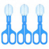 3pcs Portable Reptile Poop Clips Pet Toilet Trash Clamps Pet Supplies (bleu)