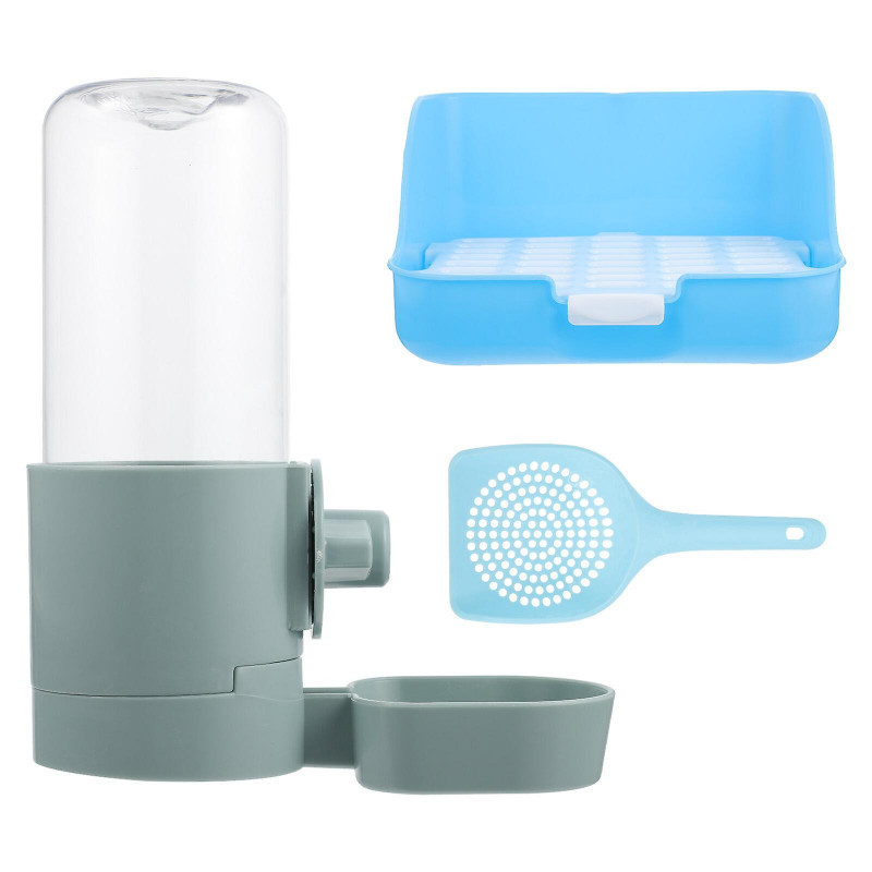 1 Set Rabbit Litter Box Litter Shovel Water Bottle Pet Supplies Pet Toilet