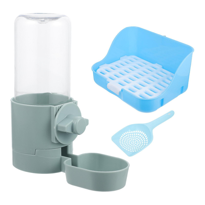 1 Set Rabbit Litter Box Litter Shovel Water Bottle Pet Supplies Pet Toilet
