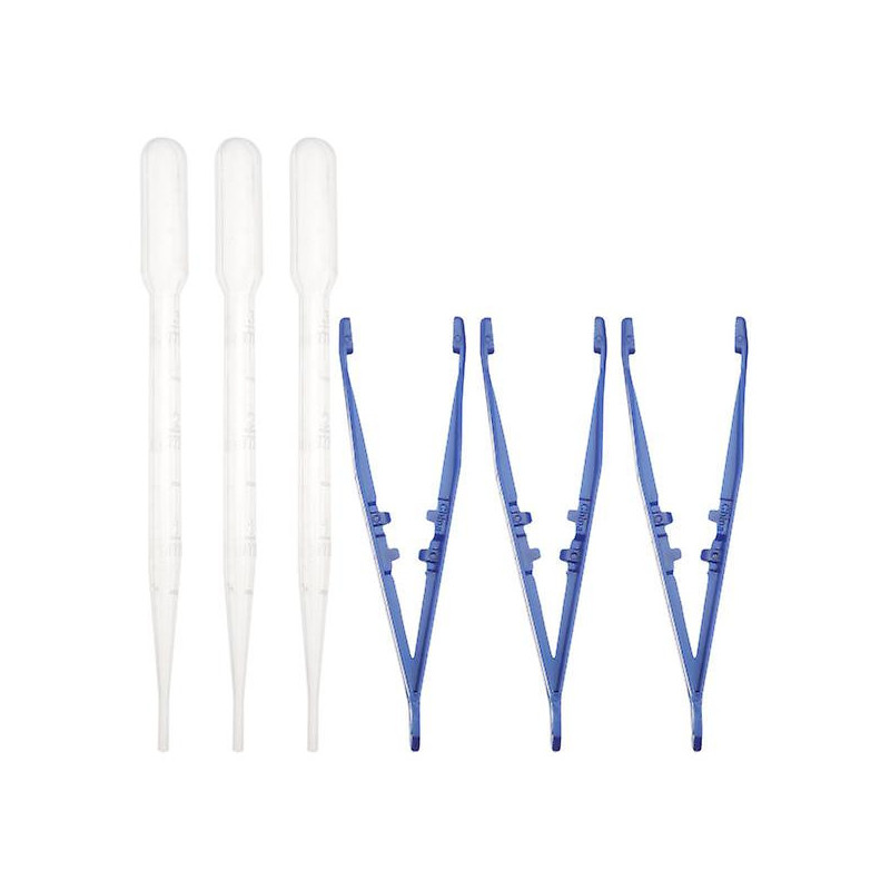 6pcs Reptiles Feeding Tweezer Plastic Clip Spider Lizard Food Feeding Clips