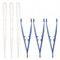 6pcs Reptiles Feeding Tweezer Plastic Clip Spider Lizard Food Feeding Clips 6pcs Reptiles Feeding Tweezer Plastic Clip Spider Lizard Food Feeding Clips