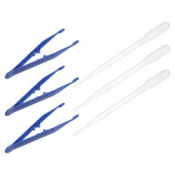 6pcs Reptiles Feeding Tweezer Plastic Clip Spider Lizard Food Feeding Clips 6pcs Reptiles Feeding Tweezer Plastic Clip Spider Lizard Food Feeding Clips