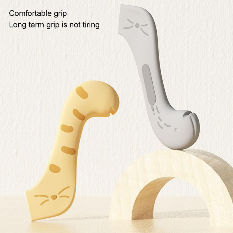 TPE Food Canned Spoon for Dog/Cat Ergonomic Design Reusable Stirring Spoon Pet Feeding Accessories