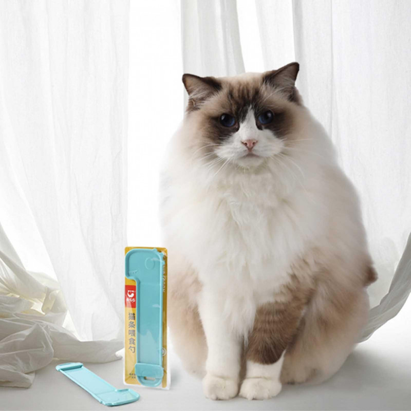 Cat Strip Happy Spoon Multi-function Pet Wet Food Squeeze Spoon Convenient and Labor-saving