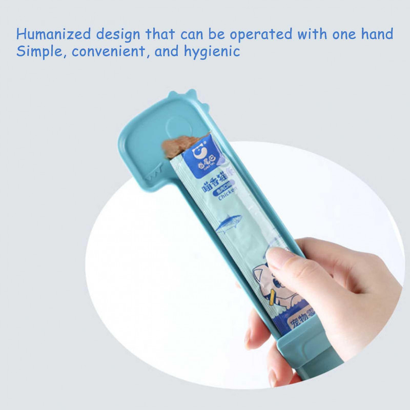 Cat Strip Happy Spoon Multi-function Pet Wet Food Squeeze Spoon Convenient and Labor-saving