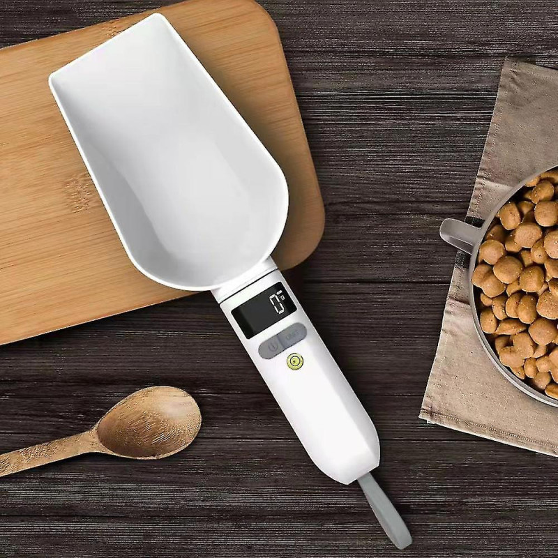 Portable pet food weighing spoon feeding measuring digital lcd scale electronic cooking food weight measuring [...]