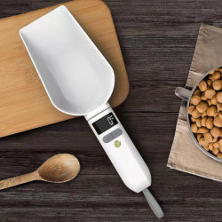 Portable pet food weighing spoon feeding measuring digital lcd scale electronic cooking food weight measuring [...]