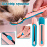 Cuillère d’alimentation pour animaux de compagnie Longue bande Chat Snack Squeezer Feeder Mini Pet Eating Supplies