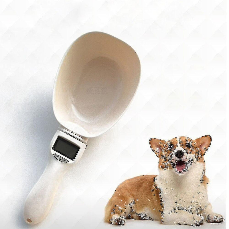 800g / 1g Pet Food Scale Cup pour chien Cat Feeding Bowl Kitchen Scale Spoon Feeding A