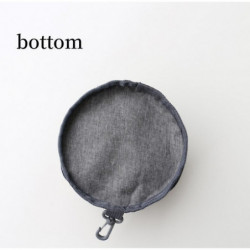 Pet Waterproof Zipper Folding Portable Food Bowl 1 Piece Gray Pet Waterproof Zipper Folding Portable Food Bowl 1 Piece Gray