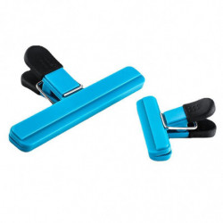 Plastic Bag Sealing Clip Multi-purpose Food Snack Office Clip, 5 Small Blue Clips Plastic Bag Sealing Clip Multi-purpose Food Snack Office Clip, 5 Small Blue Clips