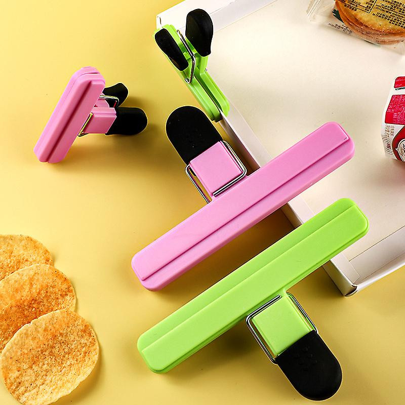 Plastic Bag Sealing Clip Multi-purpose Food Snack Office Clip, 5 Small Blue Clips