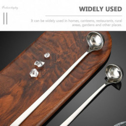 Long Handle Soup Ladle Stainless Steel Water Spoon Stirring Food Scoop Kitchen Water Scoop Long Handle Soup Ladle Stainless Steel Water Spoon Stirring Food Scoop Kitchen Water Scoop