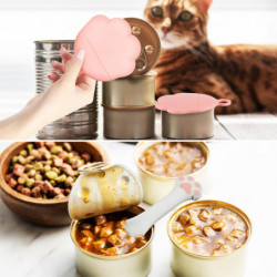 1 Set of Pet Food Can Spoon Pet Food Can Cover Can Opener for Pet Cat Dog Feeding 1 Set of Pet Food Can Spoon Pet Food Can Cover Can Opener for Pet Cat Dog Feeding