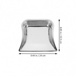 Household Trash Shovel Stainless Steel Litter Scoop Durable Dustpan Practical Cleaning Shovel Household Trash Shovel Stainless Steel Litter Scoop Durable Dustpan Practical Cleaning Shovel