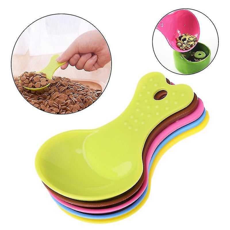 Pet Feeding Shovel Spoon Dispenser Dogs Cats Puppy Litter Feeder Scoop Supplies