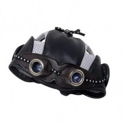 Open Ear Vintage Style Retro Pilots Pet Dog Caps Cat Hat Pets Supplies For Puppy Dog Cat (noir) Open Ear Vintage Style Retro Pilots Pet Dog Caps Cat Hat Pets Supplies For Puppy Dog Cat (noir)