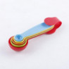5pcs Colorful Plastic Measuring Spoons Kitchen Baking Spoons Tools In Different Sizes