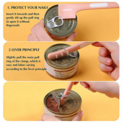 Boîte de conserve pour animaux de compagnie Boîte de conserve Cuillère pour chiens de compagnie Nourriture pour [...]