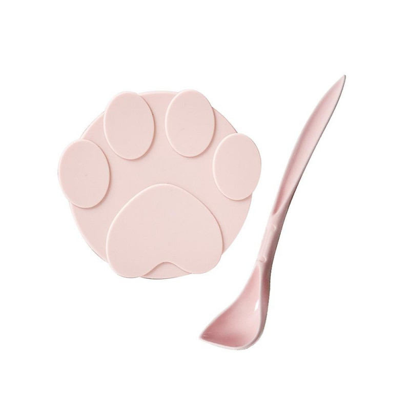 Accessories Feeder Dog Cat Portable With Spoon Tin Cap Universal Pet