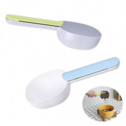2 In 1 Creative Kitchen Rice Shovel Flour Spoon With Clip Spoon Large Capacity Pet Grain Spoon 2 In 1 Creative Kitchen Rice Shovel Flour Spoon With Clip Spoon Large Capacity Pet Grain Spoon