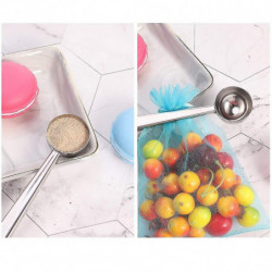 Coffee Measuring Spoon Sealing Clip, Coffee Bag Clip Stainless Steel Ground Coffee Coffee Scoop Spoon With Bag [...]