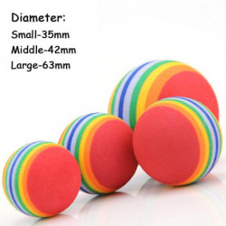 5pcs Colorful Pet Cat Kitten Soft Foam Rainbow Play Balls Activity Toys Dog Supplies 5pcs Colorful Pet Cat Kitten Soft Foam Rainbow Play Balls Activity Toys Dog Supplies