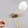 Random Color Tease Cat Stick Faux Rabbit Fur Pompom Plush Pet Interactive Stick Cat Playing Training Toys Pet [...]