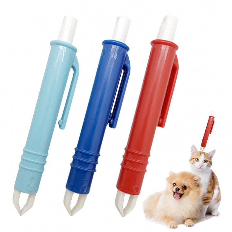 4pcs Pinces Clip Safe Pet Supplies Home Tick Remover Dog Cat Quick Animal Tool