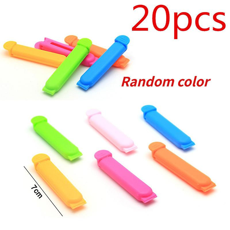 10/20pc Portable Sealing Clip Food Snack Seal Sealing Bag Clips Mini Vacuum Sealing Clamp Food Plastic Clip [...]