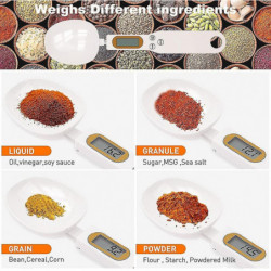 Electronic Measuring Spoon, Digital Measuring Spoon, Electronic Kitchen Weighing Spoon With Lcd Display, Multi- [...]
