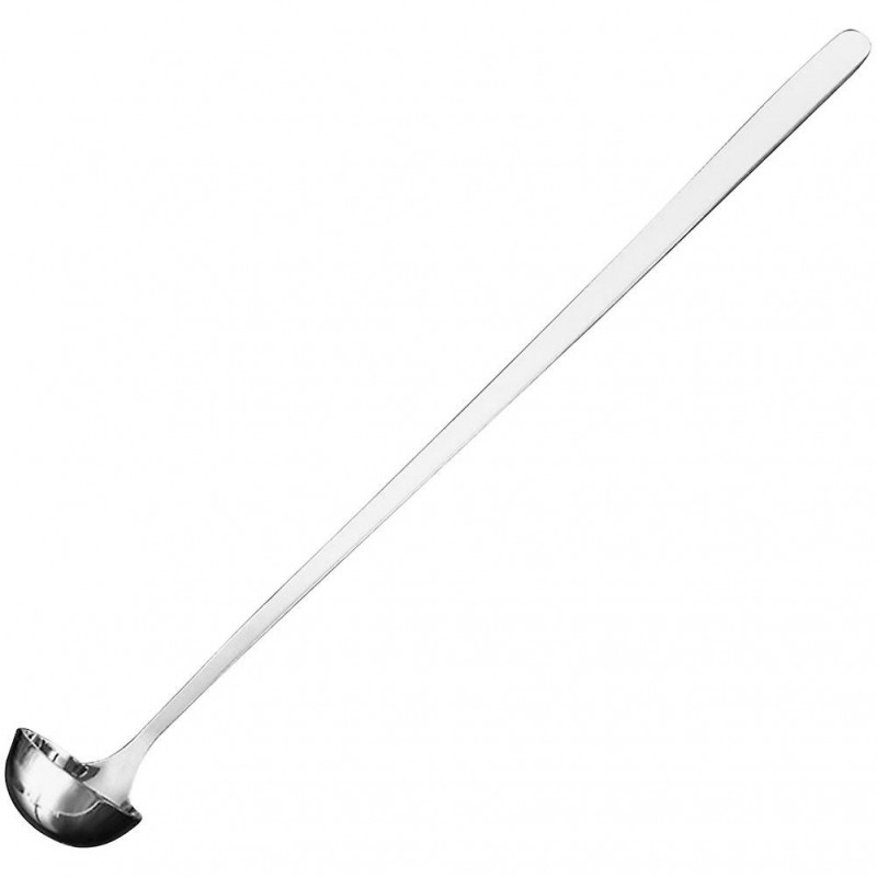 Louche à soupe à manche long cuillère à eau en acier inoxydable cuillère à remuer la cuillère alimentaire à soupe [...]