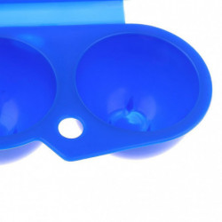 Egg Box Holder Carrier Container Camping Hiking Picnic Caravan Storage Case - Orange