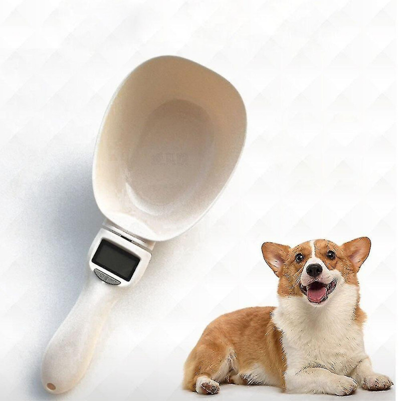 800g / 1g Pet Food Scale Cup pour chien Chat Feeding Bowl Cuisine Scale Spoon Feeding