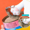 Pet Food Can Spoon Opener Universal Silicone Can Lids For Dog And For Cat Food