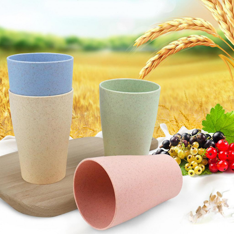Home Plastic Water Cup Juice Tea Cup Portable Brief Thickened Washing Cup