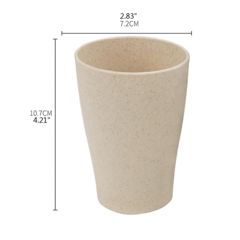 Home Plastic Water Cup Juice Tea Cup Portable Brief Thickened Washing Cup