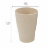 Home Plastic Water Cup Juice Tea Cup Portable Brief Thickened Washing Cup