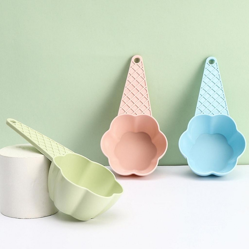 Mutli-function Pet Feeding Spoon Measuring Cup Dog Food Scoop Shovel