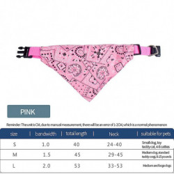 Réglable Cat Dog Bandana Collier Souple Imprimé pour Chien Fournitures pour Chien Chat Écharpe Collier Pour [...]