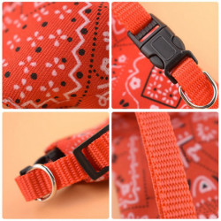 Réglable Cat Dog Bandana Collier Souple Imprimé pour Chien Fournitures pour Chien Chat Écharpe Collier Pour [...]