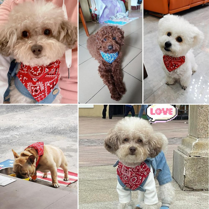 Réglable Cat Dog Bandana Collier Souple Imprimé pour Chien Fournitures pour Chien Chat Écharpe Collier Pour [...]