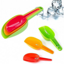 3 Pcs Ice Scoop,pet Feeding Shovel Cat Food Scoop,dog Spoon,multi-purpose Plastic Kitchen Scoops 3 Pcs Ice Scoop,pet Feeding Shovel Cat Food Scoop,dog Spoon,multi-purpose Plastic Kitchen Scoops