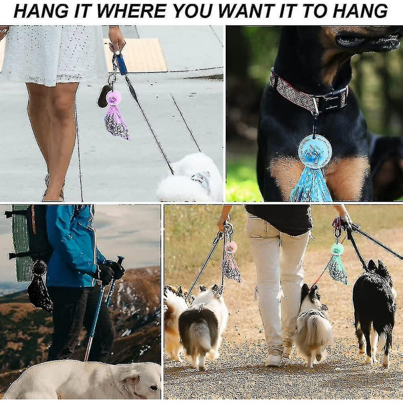 5 Colors Dog Poop Bag Holder,waste Bag Holder With Clip YGWL