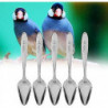 5pcs Parrot's Milk Powder Stainless Steel For Pet Feeding S